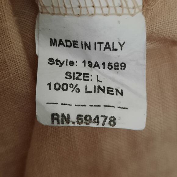 Francesca Bettini L Linen Slip Dress Bundle 3pc Made in Italy Natural Fiber - Picture 9 of 12